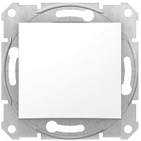 Выключатель без рамки Schneider Electric Sedna 1-кл. белый